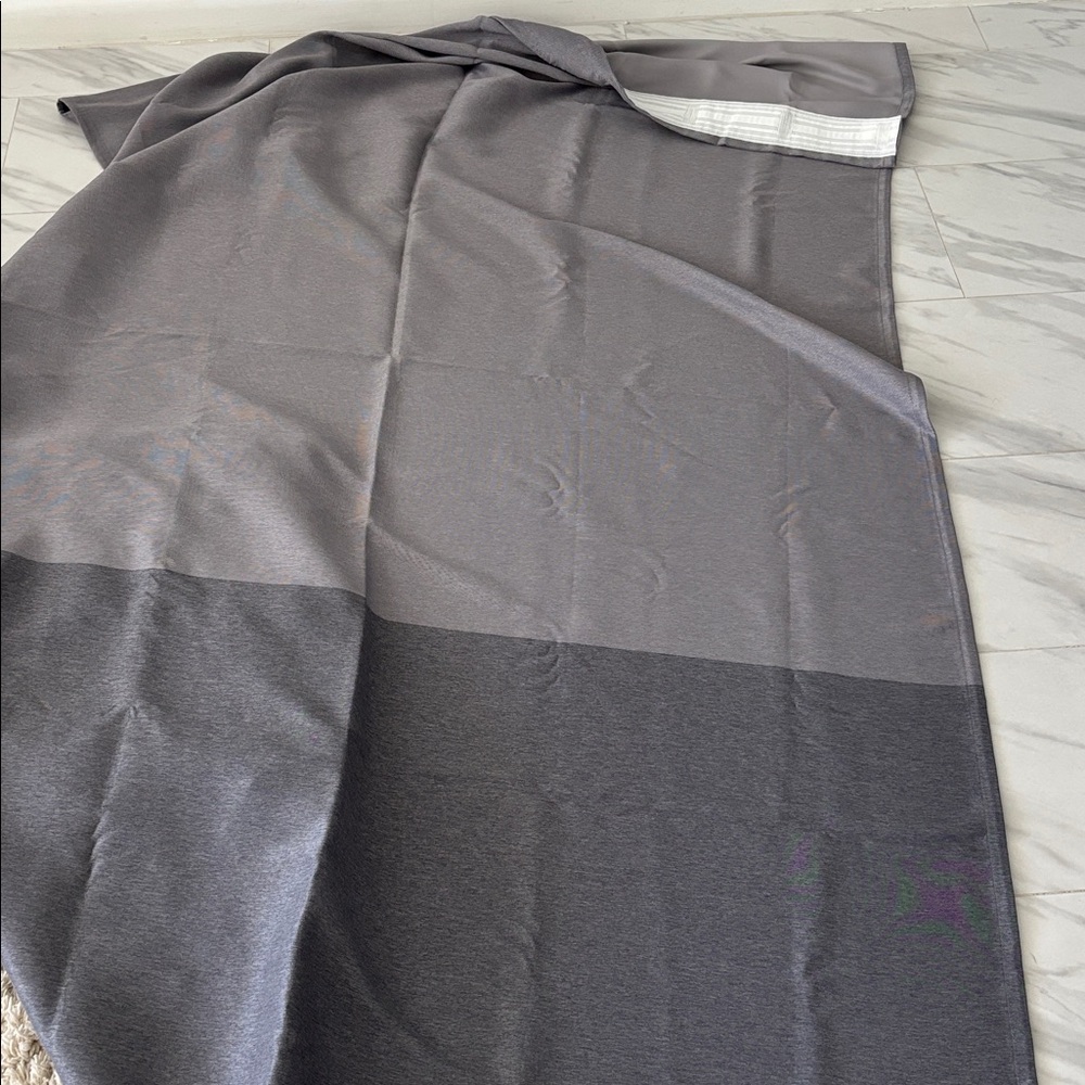 IKEA Gray MARJUN Curtains. Gray- light and dark. 1pair - Picture 5 of 7